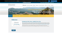 Desktop Screenshot of cisema.de
